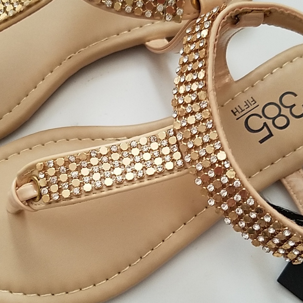 385 Fifth Tan Girls Sandal - Picture 2 of 4